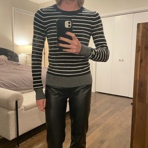 Banana Republic Striped Silk Cashmere Sweater